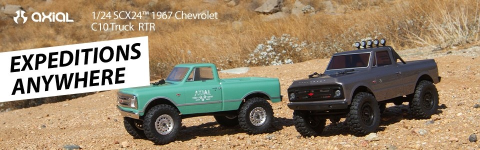 Axial SCX24 Chevrolet C10 Rock Crawler 4WD Silver