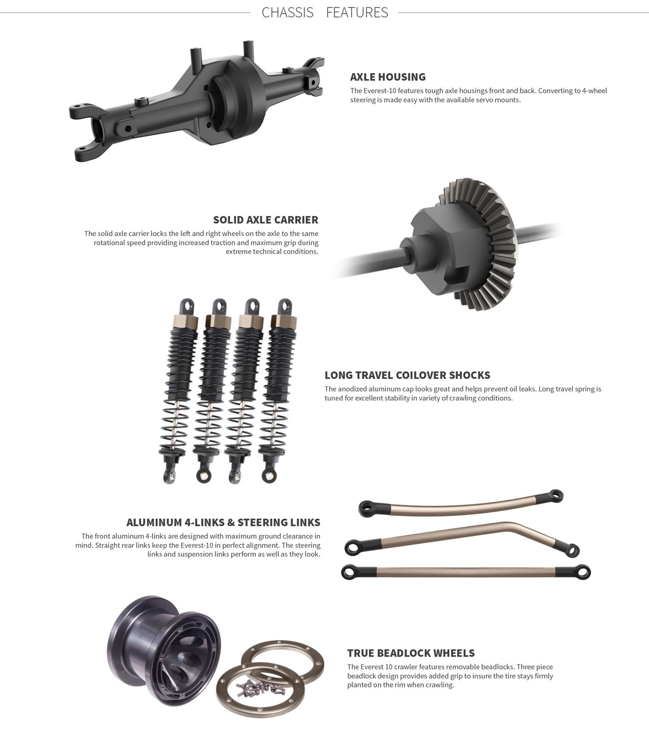 RedCat Everest-10 Rock Crawler Blue - RTR