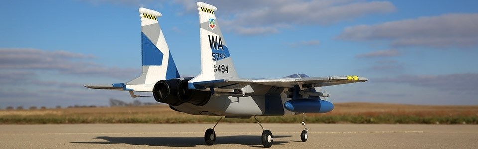 E-Flite F-15 Eagle 64mm EDF BNF w / AS3X SAFE