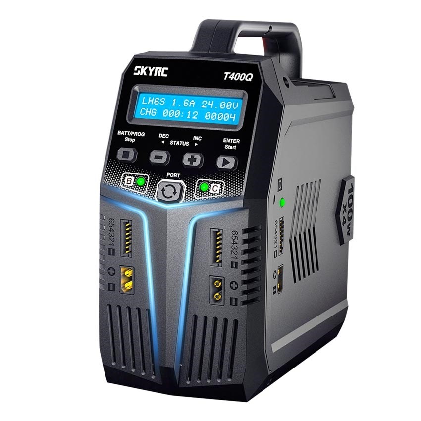 SkyRC T400Q 4x100W Datorladdare