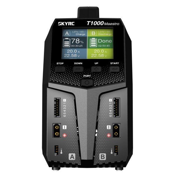 SkyRC T1000 Maestro 1000/450W Datorladdare