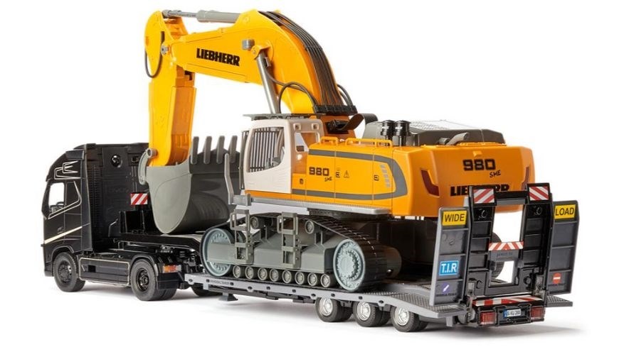 SIKU Lastbilssläp - 3-axlig låglastare