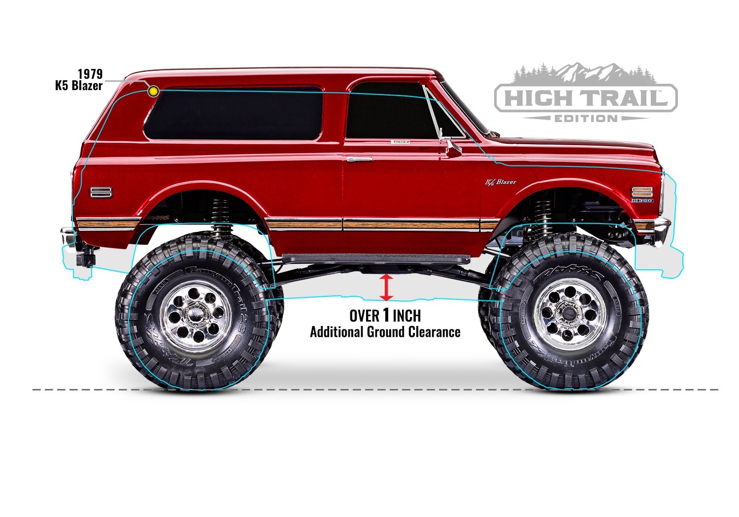 Traxxas TRX-4 Chevrolet K5 Blazer Blå 1/10 RTR