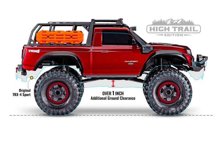 Traxxas TRX-4 Sport High Trail Röd 1/10 RTR