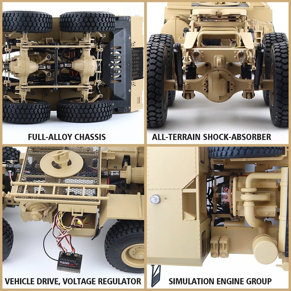HG Militär Truck 8x8 RTR - Army Green