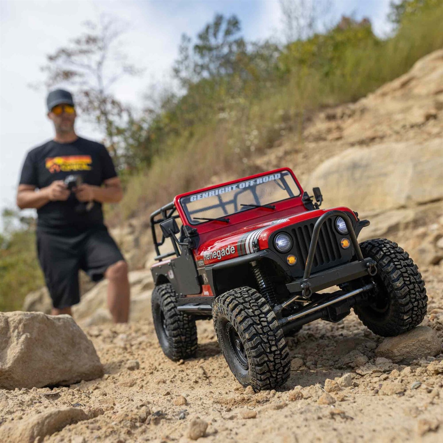 Axial SCX10 III Jeep CJ-7 4WD Röd RTR