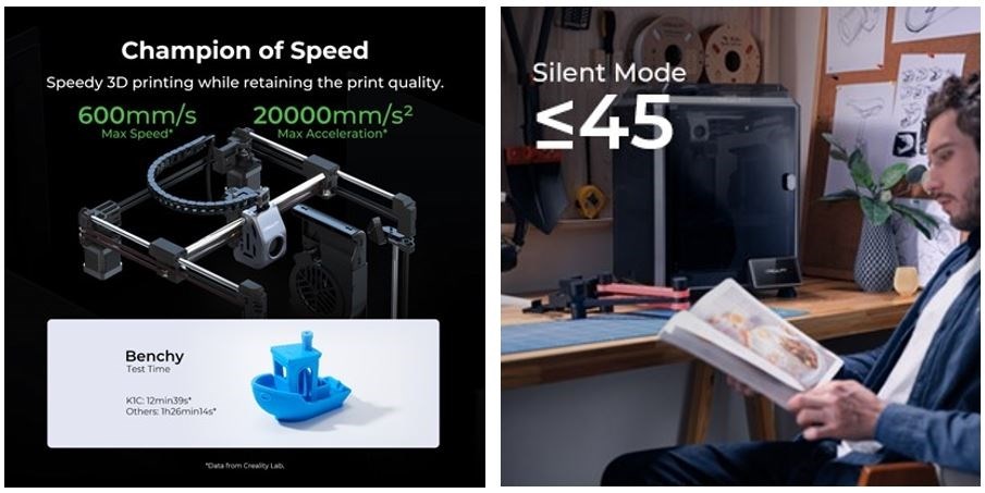 Creality K1C - 3D-skrivare