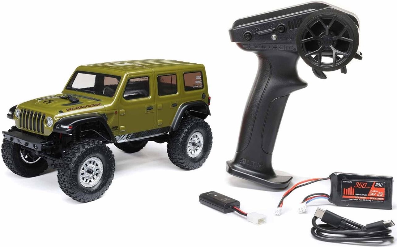 Axial SCX24 Jeep Wrangler V3 Crawler 4WD Grön