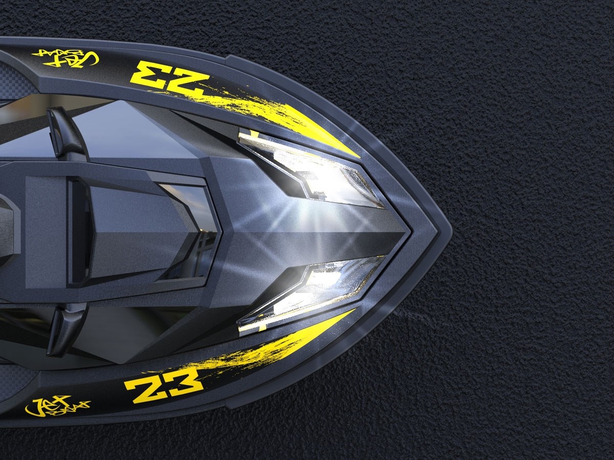 UDI Inkfish Waterjet - Borste RTR