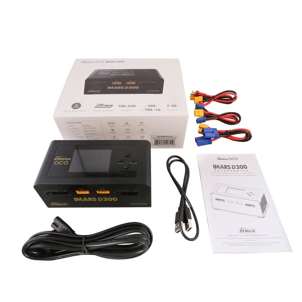 Gens Ace Imars D300 Dual G-Tech 300/700W Svart