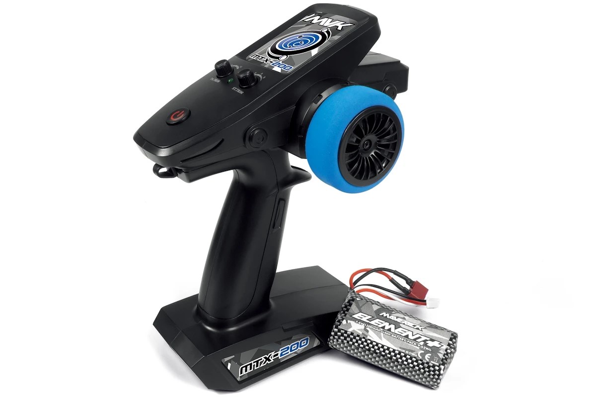 Maverick Atom AT1 1:18 4WD Truck blå - komplett