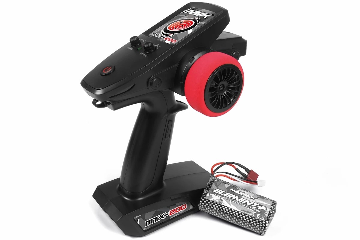 Maverick Atom AT1 1:18 4WD lastbil Röd - Komplett