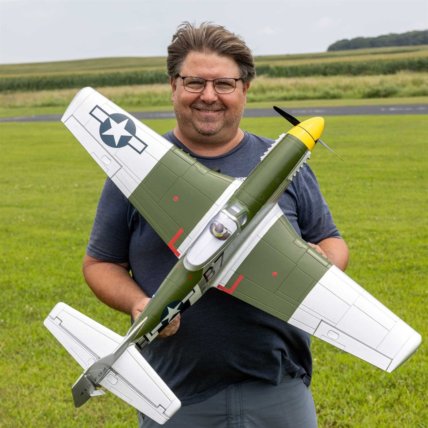 E-Flite P-51D Mustang 1m BNF w/AS3X & SAFE