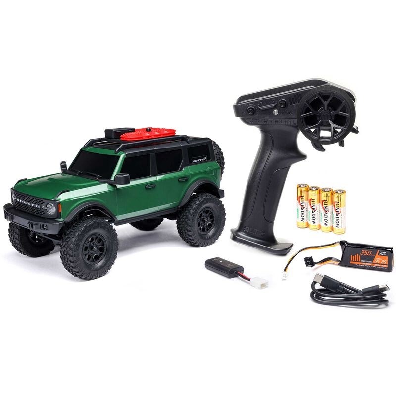 Axial SCX24 Ford Bronco Rock Crawler 4WD Grön
