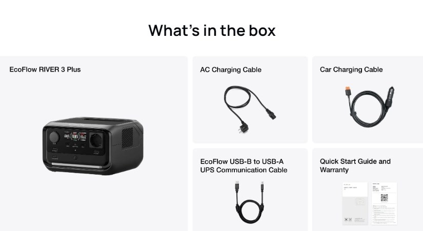 EcoFlow River 3 Plus Power Station 286Wh