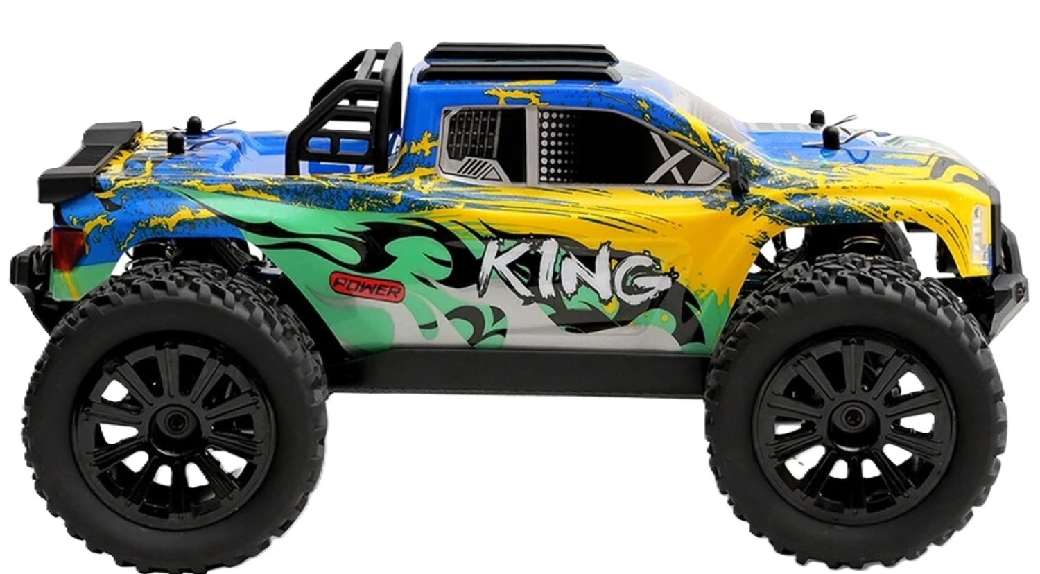 WLtoys Monster 164018 1/16 4WD Blå Gul