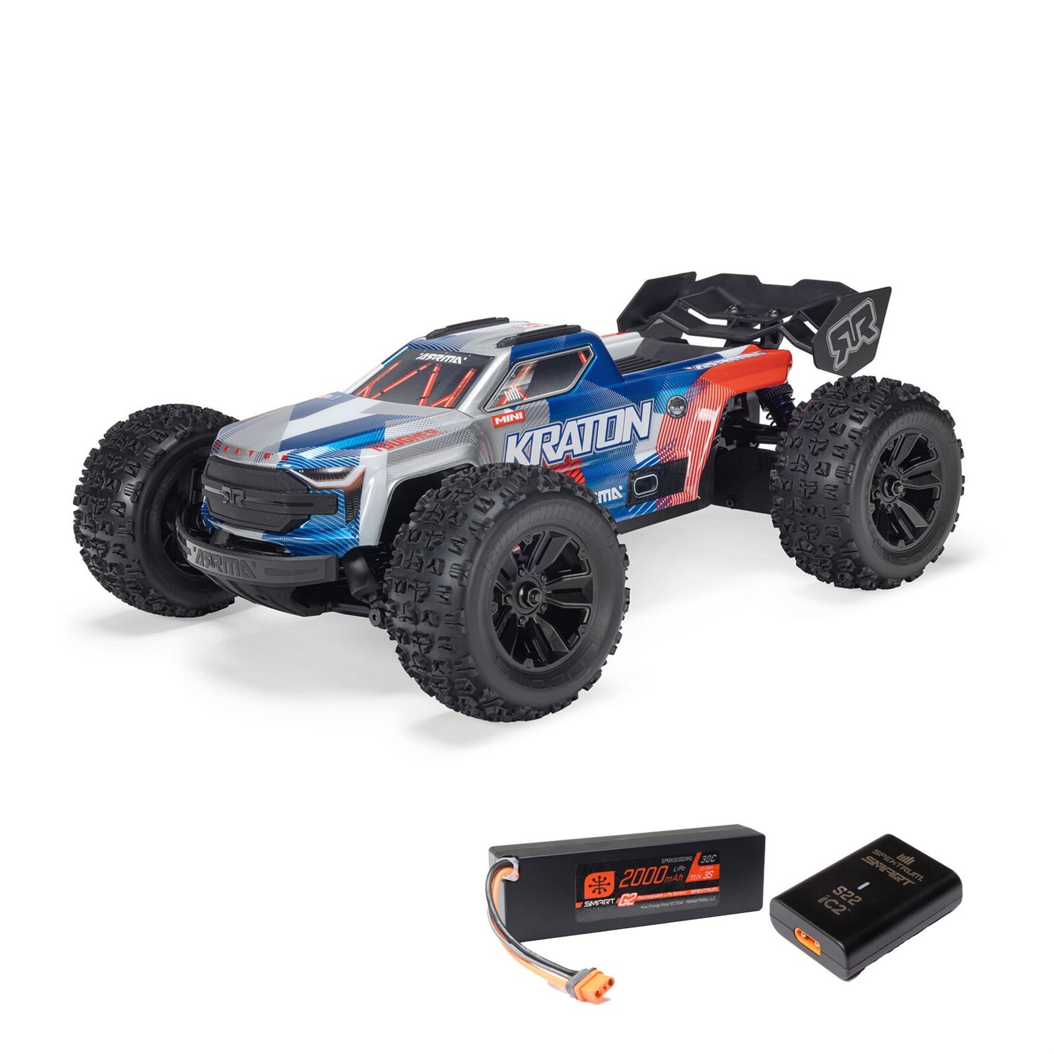 ARRMA Mini Kraton 3S Blå 1/16 Komplett