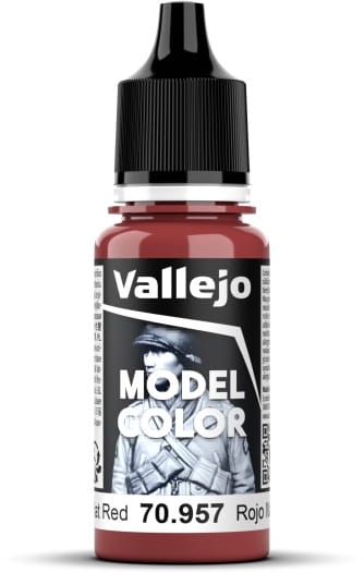 Vallejo Modell Färg 70.957 Flat Red